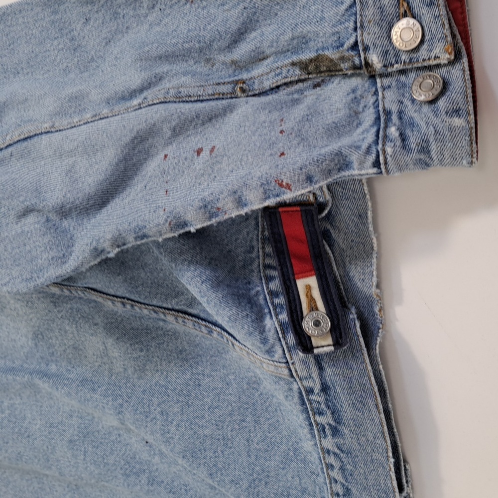 Destroyed Tommy Jean Jacket Size XL - Picture 15 of 17